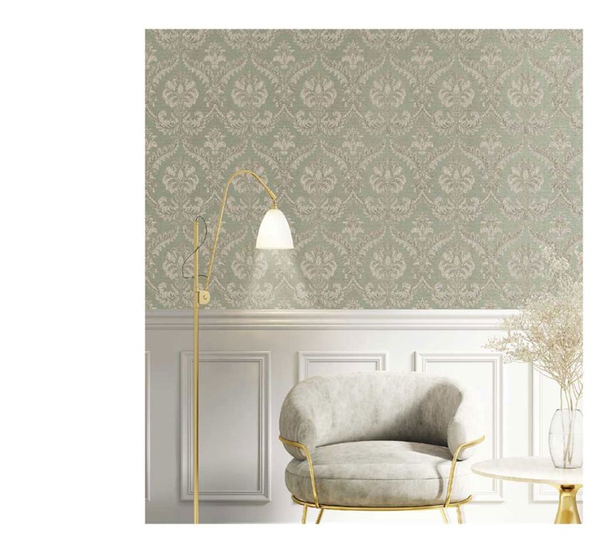 Vlies tapéta, arany-bézs, barokk minta, 23602, The Best Classic & Elegant, Cristiana Masi by Parato