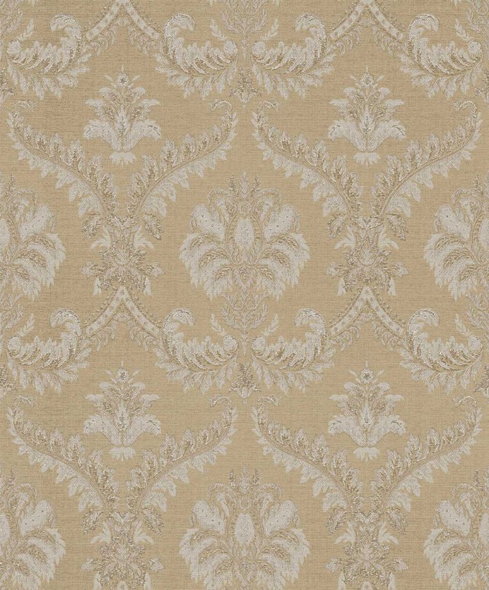 Vlies tapéta, barna-bézs, barokk minta, 23603, The Best Classic & Elegant, Cristiana Masi by Parato
