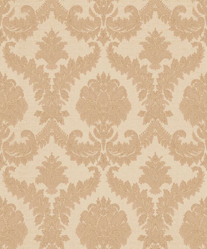 Vlies tapéta, barna, barokk minta, 25728, The Best Classic & Elegant, Cristiana Masi by Parato