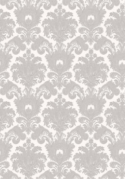 Vlies tapéta, szürke-ezüst, barokk minta, 23611, The Best Classic & Elegant, Cristiana Masi by Parato