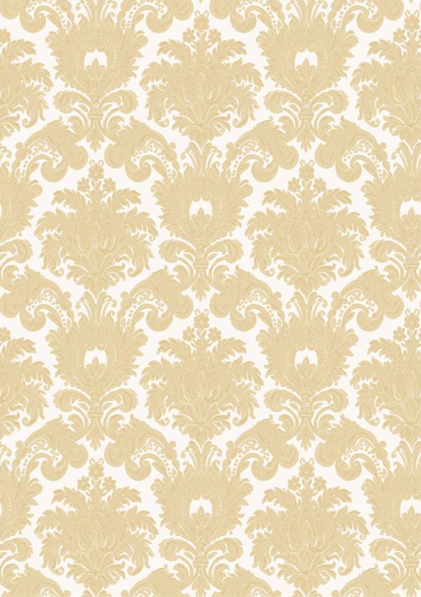 Vlies tapéta, arany-bézs, barokk minta, 23612, The Best Classic & Elegant, Cristiana Masi by Parato