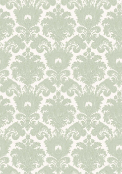 Vlies tapéta, zöld, barokk minta, 23615, The Best Classic & Elegant, Cristiana Masi by Parato
