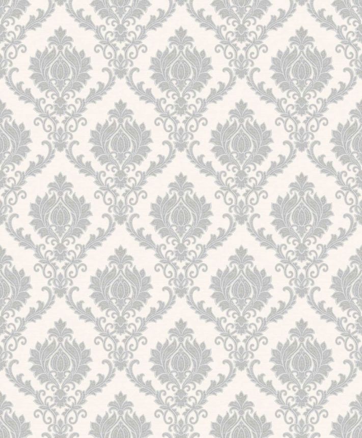 Vlies tapéta, szürke-ezüst, barokk minta, 23641, The Best Classic & Elegant, Cristiana Masi by Parato