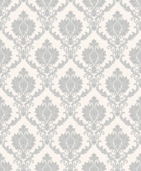 Vlies tapéta, szürke-ezüst, barokk minta, 23641, The Best Classic & Elegant, Cristiana Masi by Parato
