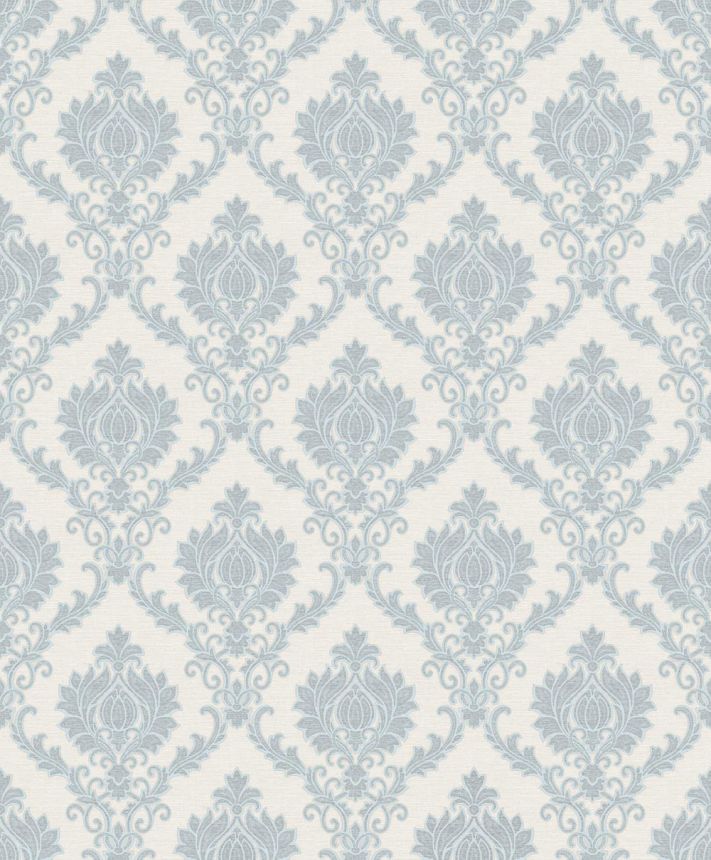 Vlies tapéta, kék-bézs, barokk minta, 23646, The Best Classic & Elegant, Cristiana Masi by Parato