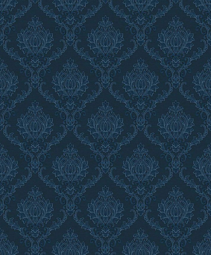 Vlies tapéta, kék, barokk minta, 23649, The Best Classic & Elegant, Cristiana Masi by Parato