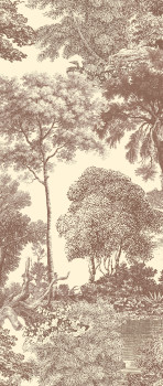 Posztertapéta, barna, erdő, fák, DGSAL1042-300, Amazone, Masureel