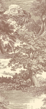 Posztertapéta, barna, erdő, fák, DGSAL1043-300, Amazone, Masureel