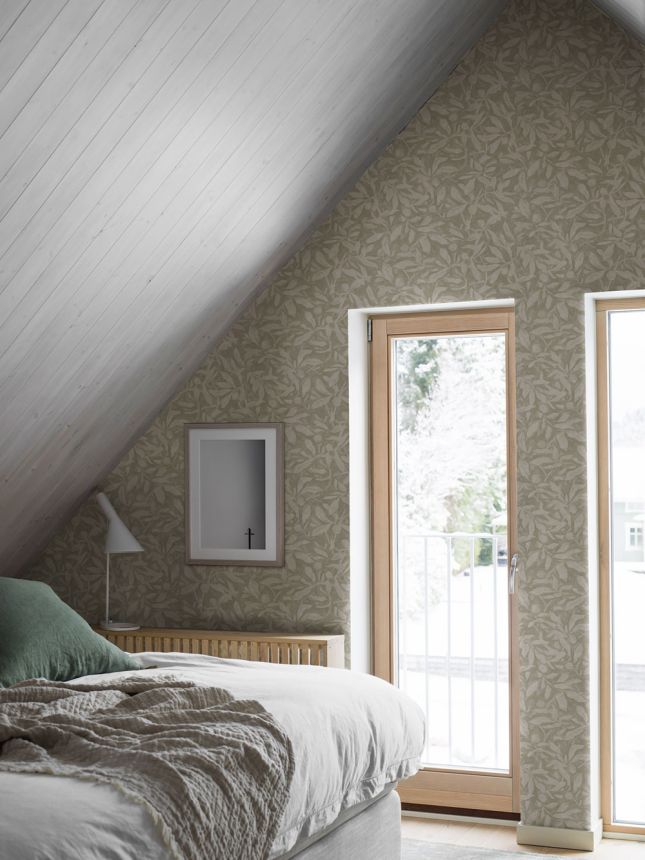 Tapéta, zöld, levelek, 4194, Alla Tiders Hus, Borastapeter