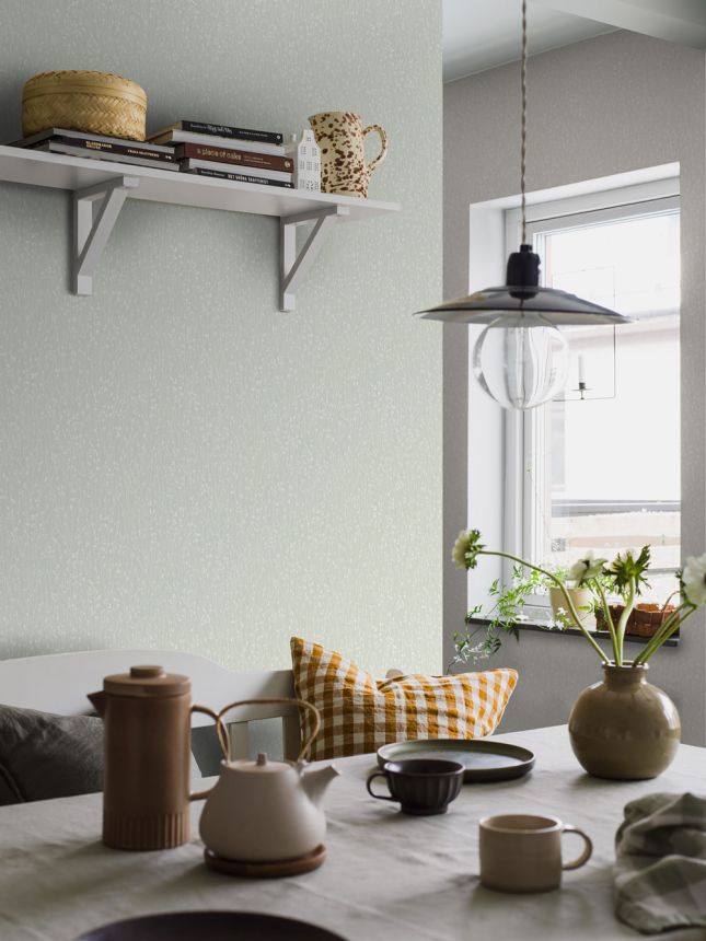 Tapéta, zöld, ágak, levelek, 38731, Borosan Hem, Boråstapeter