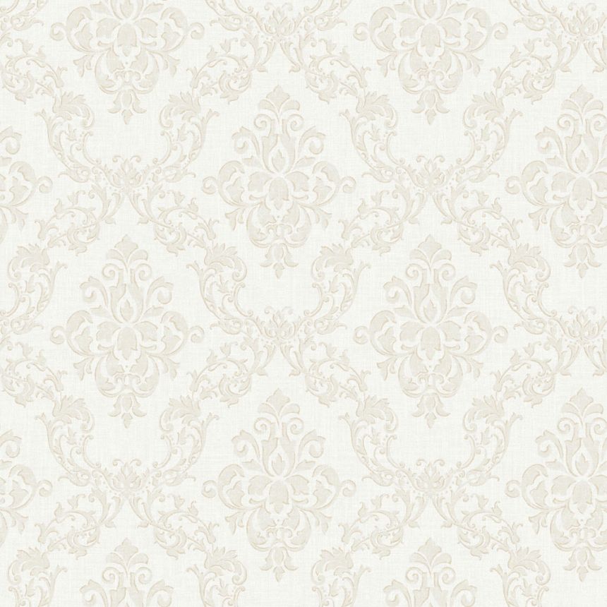 Tapéta, szürke-bézs, kastélyminta, 38744, Borosan Hem, Boråstapeter