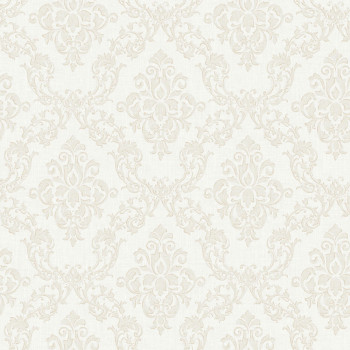 Tapéta, szürke-bézs, kastélyminta, 38744, Borosan Hem, Boråstapeter
