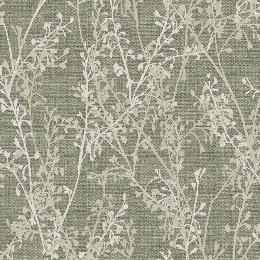 Tapéta, zöld, ágak, 128039, Refine, Boutique Graham Brown