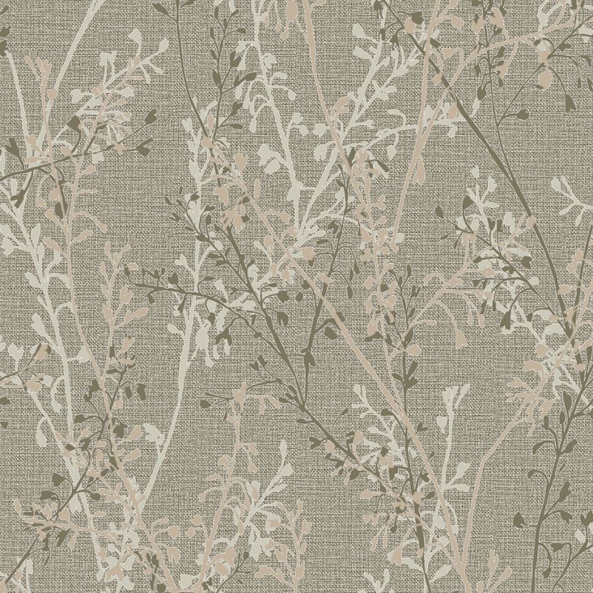 Tapéta, barna-bézs, ágak, 128042, Refine, Graham Brown Boutique