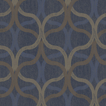 Geometrikus tapéta, kék, 128000, Refine, Graham Brown Boutique