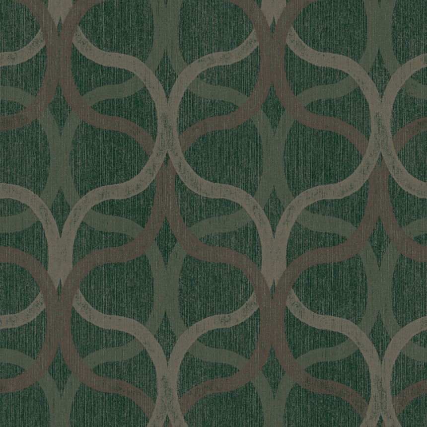 Geometrikus tapéta, zöld, 128006, Refine, Graham Brown Boutique