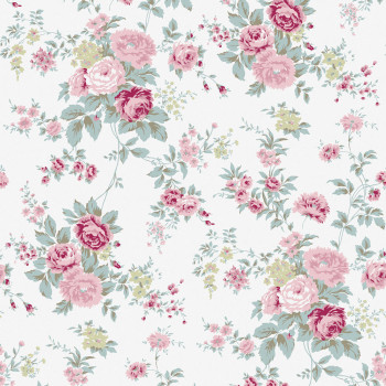 Tapéta, virágok, 125130, Shabby Chic by Rachel Ashwell