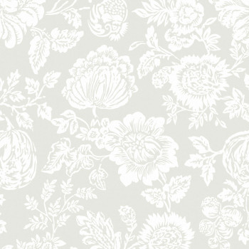 Tapéta, zöld, virágok, 125138, Shabby Chic by Rachel Ashwell