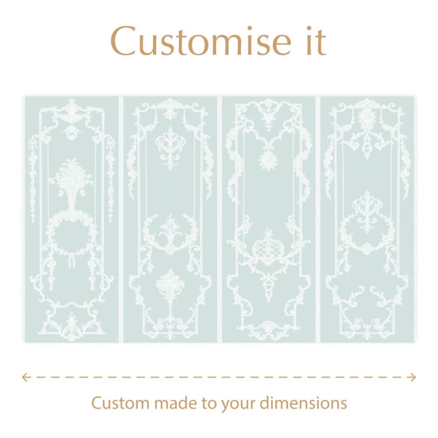 Tapéta, kastélyminta, ornamentika, 127528FXST, Shabby Chic by Rachel Ashwell