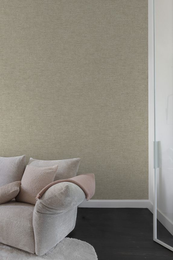 Tapéta, bézs, szövet hatású, PW1303, Precious Weaves, Grandeco