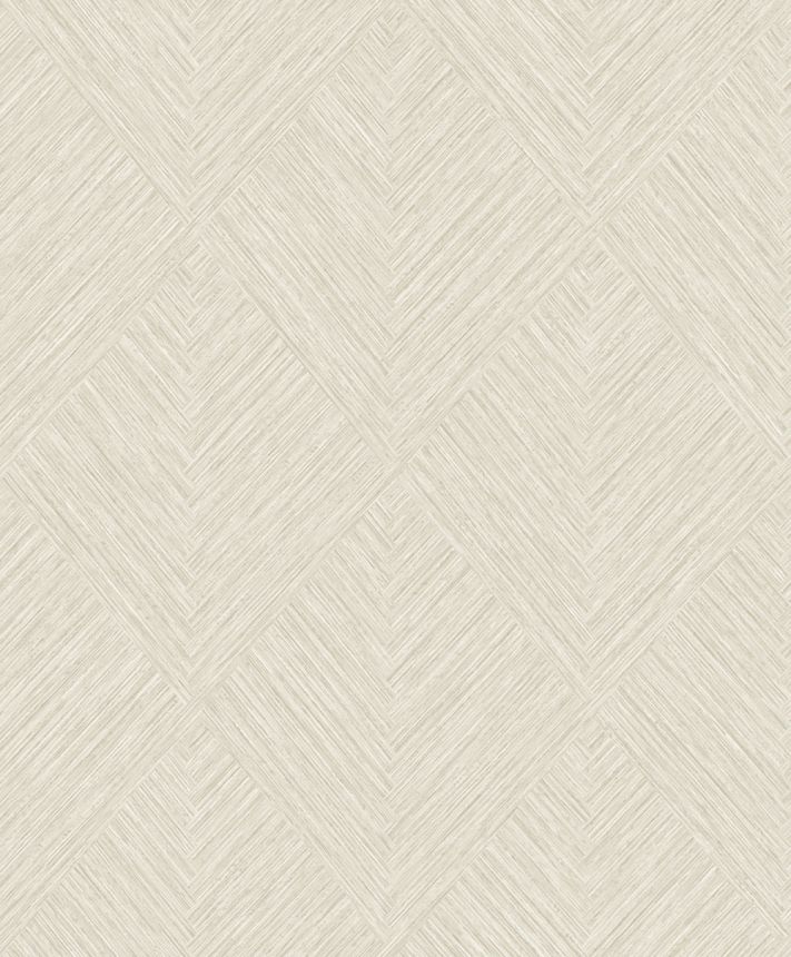 Tapéta, krém-bézs, geometrikus, PW3002, Precious Weaves, Grandeco