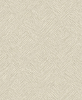 Tapéta, szürke-bézs, geometrikus, PW3004, Precious Weaves, Grandeco