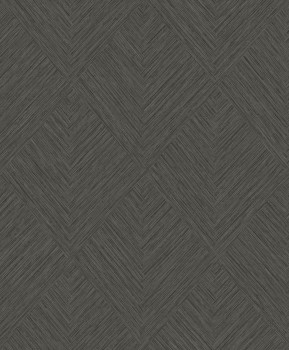 Tapéta, barna, geometrikus, PW3009, Precious Weaves, Grandeco