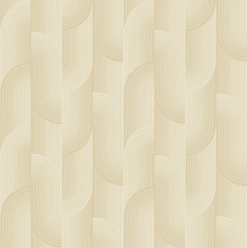 Tapéta, bézs, geometrikus, PW3105, Precious Weaves, Grandeco