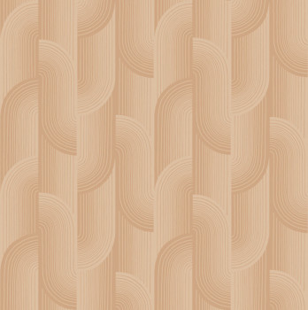 Tapéta, barna-bézs, geometrikus, PW3112, Precious Weaves, Grandeco