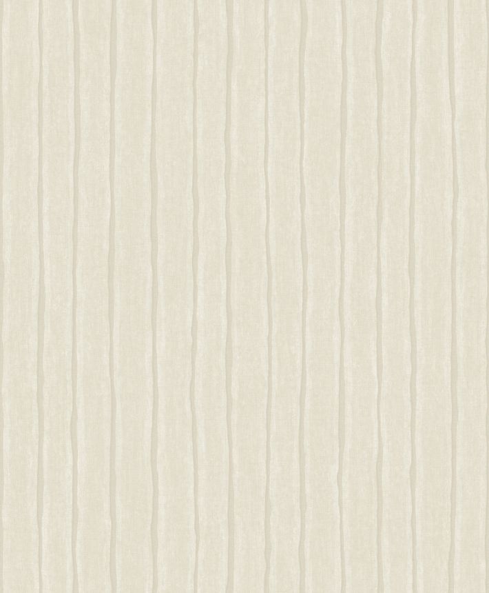 Tapéta, krém, csíkos, PW4002, Precious Weaves, Grandeco