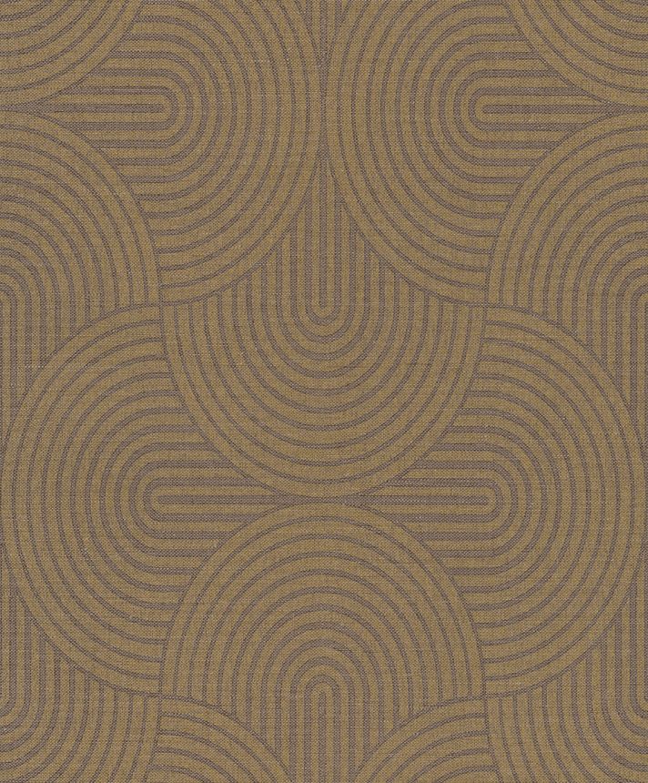 Tapéta, okker, grafikus, Art Deco, EAR605, The Texture Book, Masureel