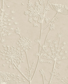 Tapéta, bézs, növények, füvek, 350512, Riviera Maison, Eijffinger