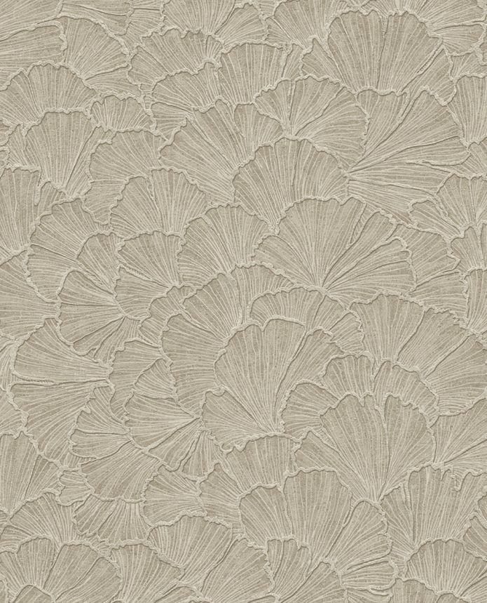 Tapéta, barna-bézs, ginkgo levelek, 350524, Riviera Maison, Eijffinger