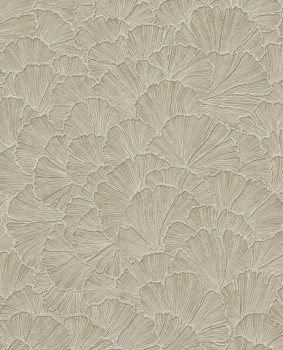 Tapéta, barna-bézs, ginkgo levelek, 350524, Riviera Maison, Eijffinger