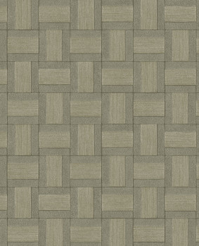 Tapéta, zöld, burkolat hatású, 350564, Riviera Maison, Eijffinger