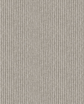 Tapéta, barna, természetes gyékény hatású, 350575, Riviera Maison, Eijffinger