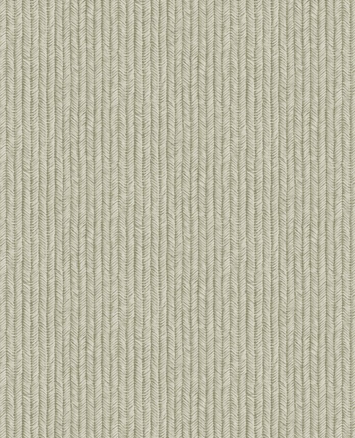 Tapéta, zöld, természetes gyékény hatású, 350576, Riviera Maison, Eijffinger
