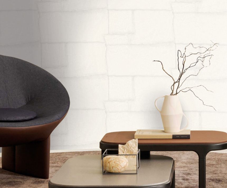 Luxus tapéta, fehér, kő, Z30302, Casa 8, Trussardi