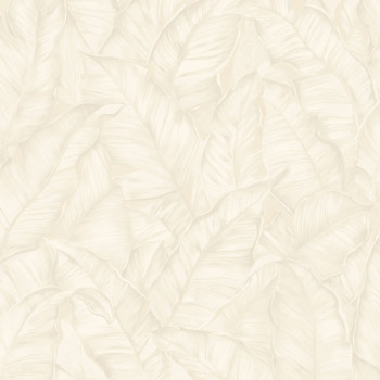 Luxus tapéta, fehér-krém, levelek, Z30308, Casa 8, Trussardi