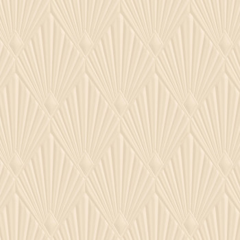 Luxus geometrikus tapéta, bézs, art deco, Z30314, Casa 8, Trussardi