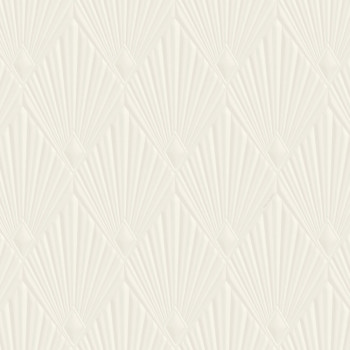 Luxus geometrikus tapéta, krém, art deco, Z30320, Casa 8, Trussardi