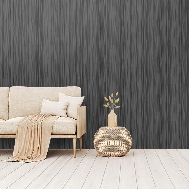 Luxus tapéta, szürke-fekete, csíkos, Z30325, Casa 8, Trussardi