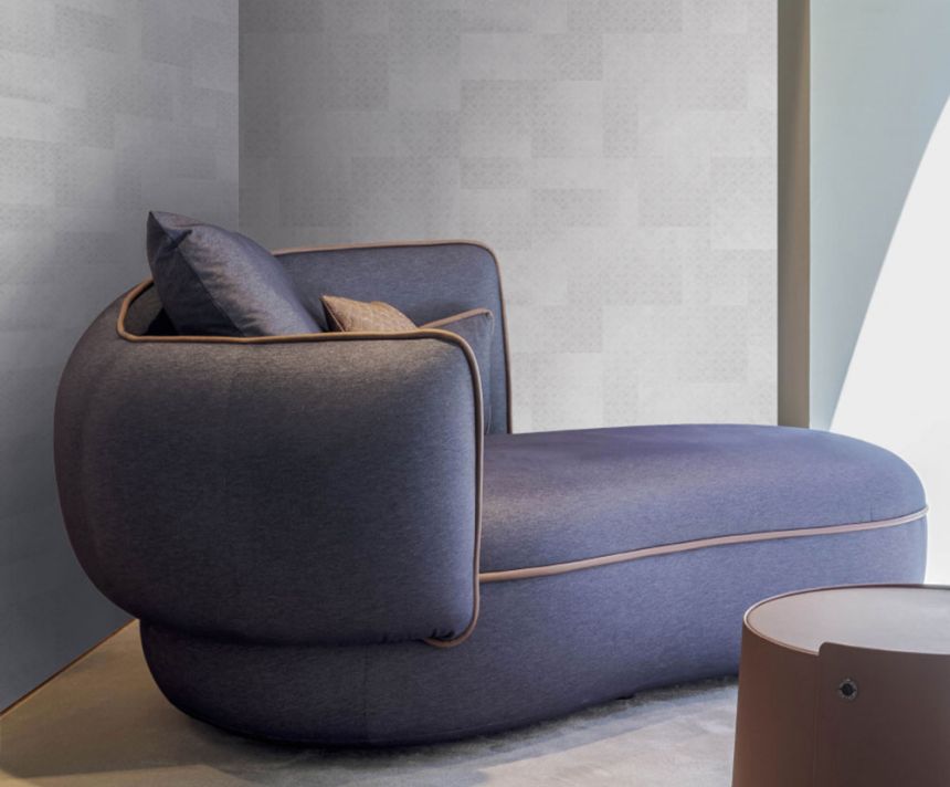 Luxus geometrikus tapéta, szürke, Z30340, Casa 8, Trussardi