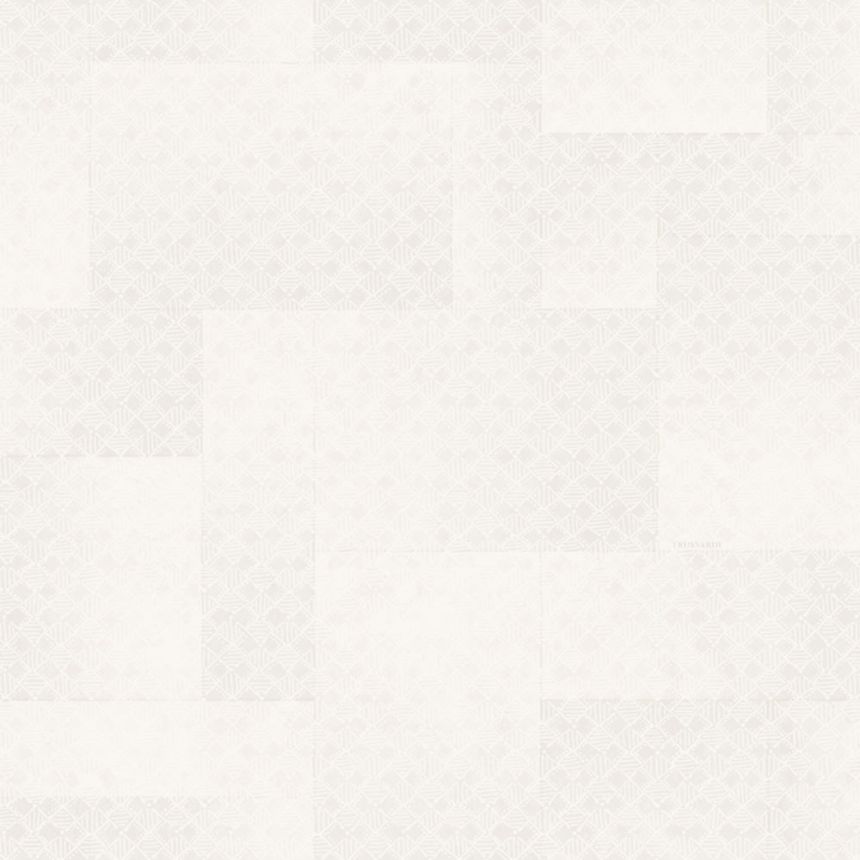 Luxus geometrikus tapéta, krém, Z30345, Casa 8, Trussardi