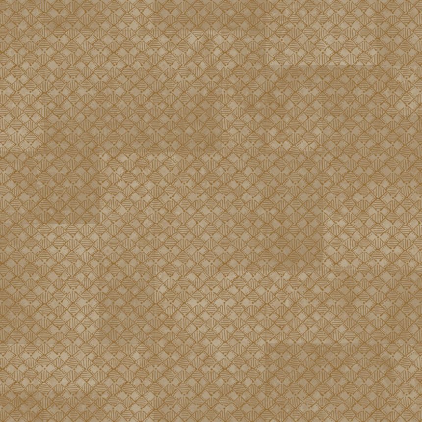 Luxus geometrikus tapéta, barna, Z30348, Casa 8, Trussardi