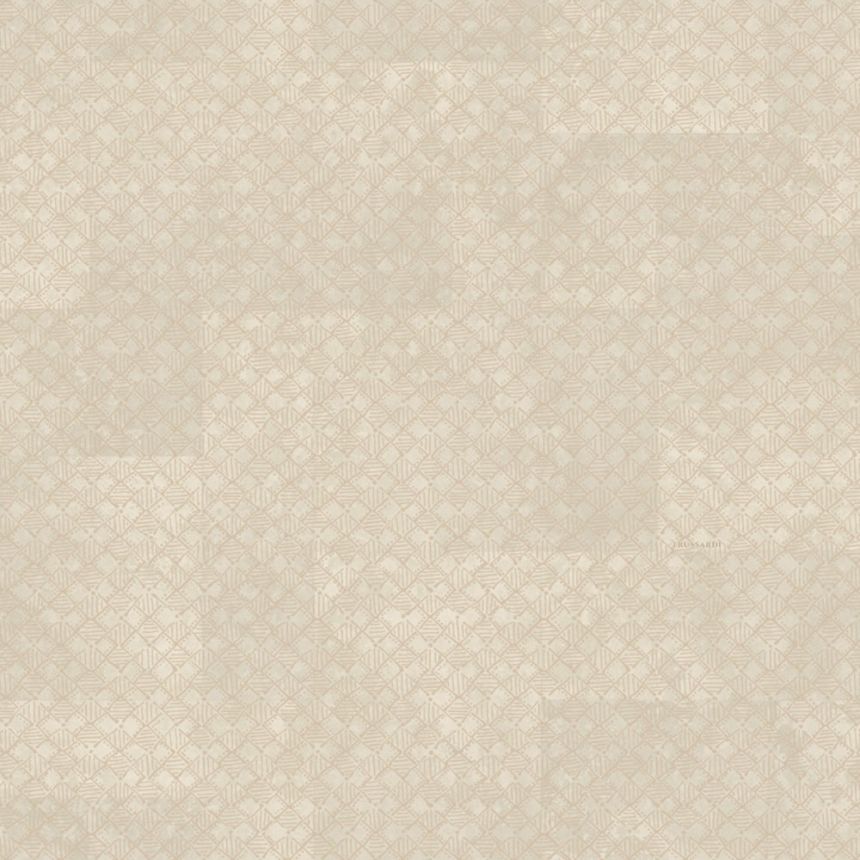 Luxus geometrikus tapéta, bézs-arany, Z30350, Casa 8, Trussardi