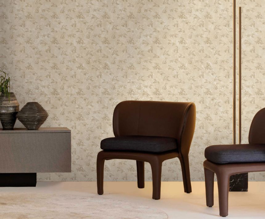 Luxus fotótapéta, barna, kutyák, Z30354, Casa 8, Trussardi