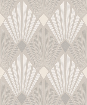 Tapéta, bézs, grafikus, Art Deco, HAV402, The Texture Book, Masureel