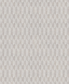 Tapéta, szürke-bézs, geometrikus, ORB705, The Texture Book, Masureel