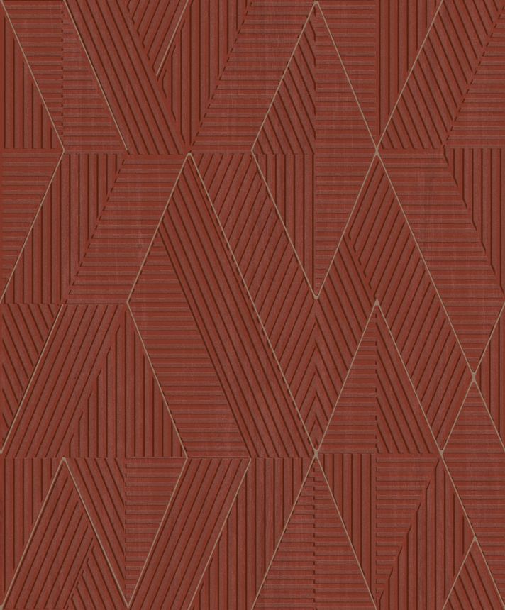 Tapéta, piros, geometrikus, PRI304, The Texture Book, Masureel